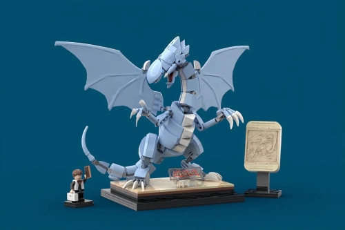 Concours LEGO Yu-Gi-Oh Dragon Blanc