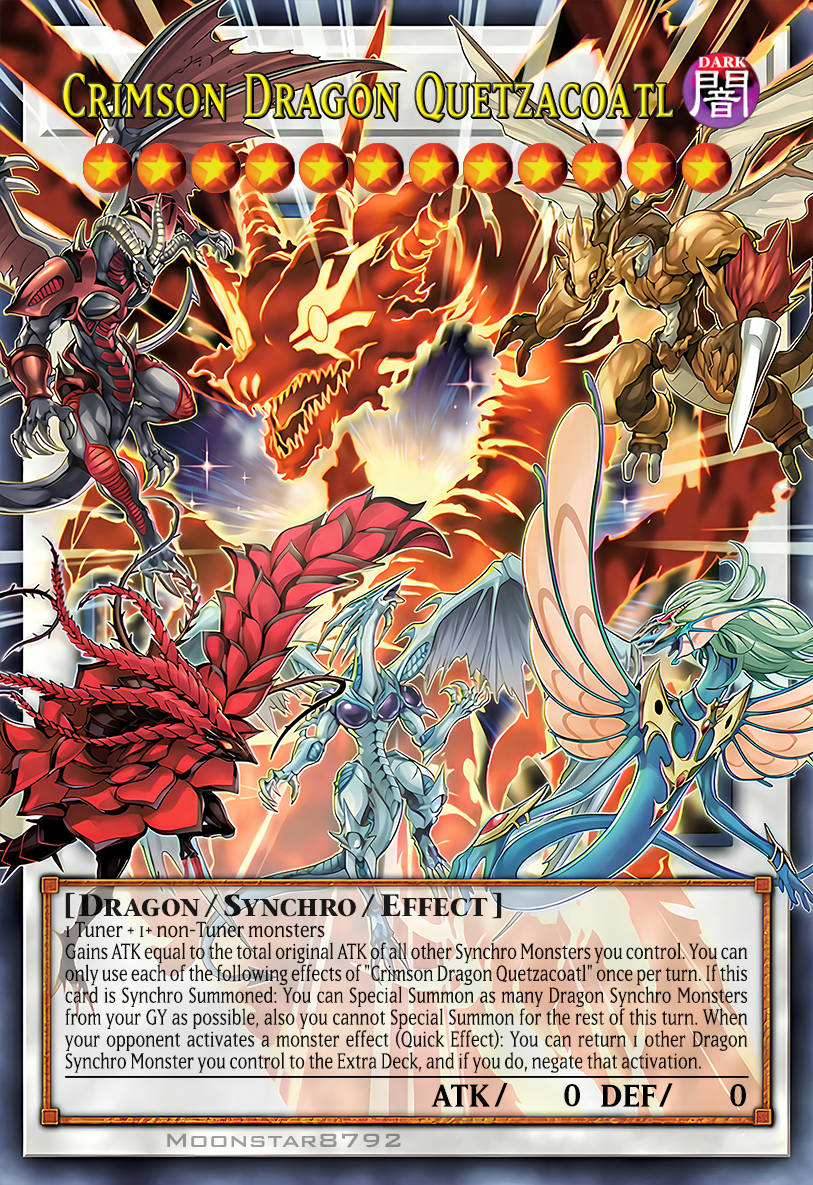 Dragon cramoisi Quetzacoalt