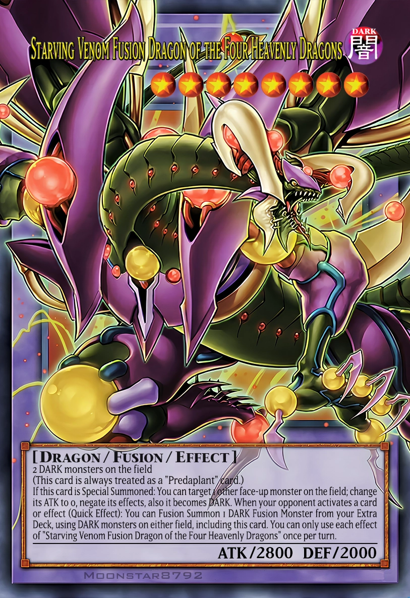 Dragon Fusion Venin Affamé des quatres dragons célestes