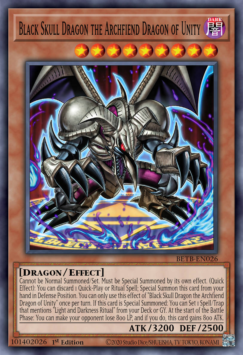 Dragon Crâne Noir, le Dragon Archdémon de l'Unité Dragon Crâne Noir, le Dragon Archdémon de l'Unité