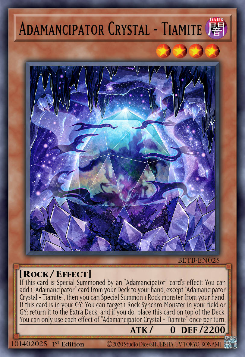 Cristal inflexcipateur - Tiamite