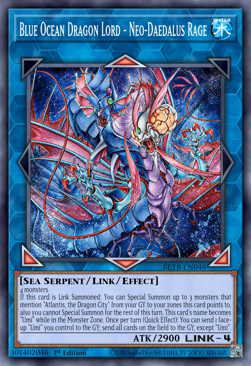 Seigneur Dragon Océan Azur - Néo Dédale Rage