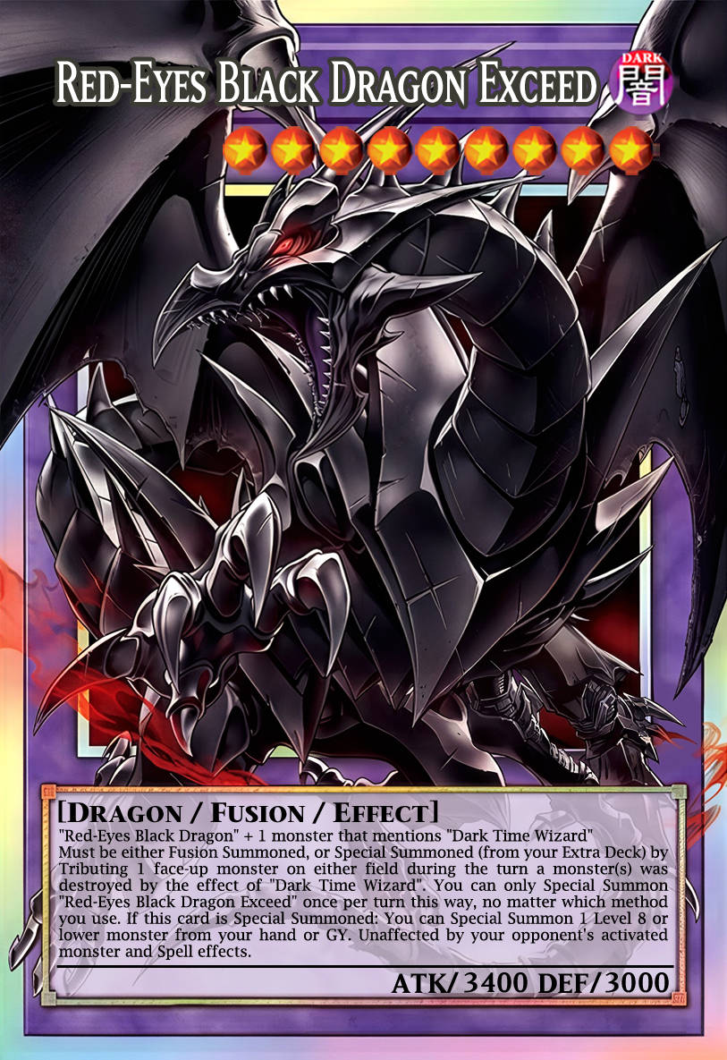 Dragon Noir aux Yeux Rouges Dépassé Dragon Noir aux Yeux Rouges Dépassé