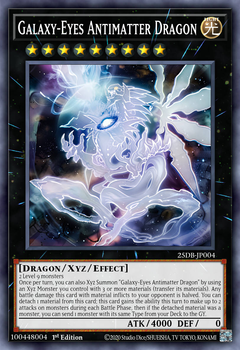 Dragon Antimatière aux Yeux Galactiques