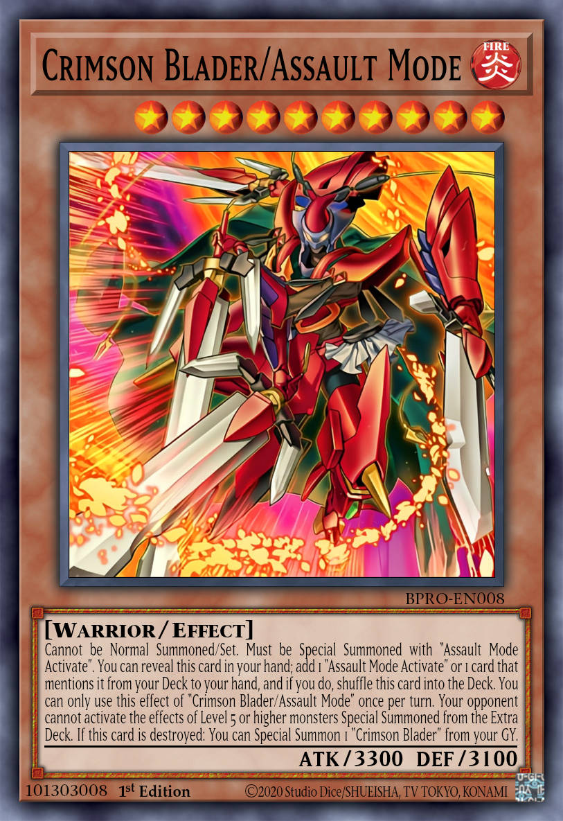 Épéiste cramoisi/Mode Assaut Épéiste cramoisi/Mode Assaut