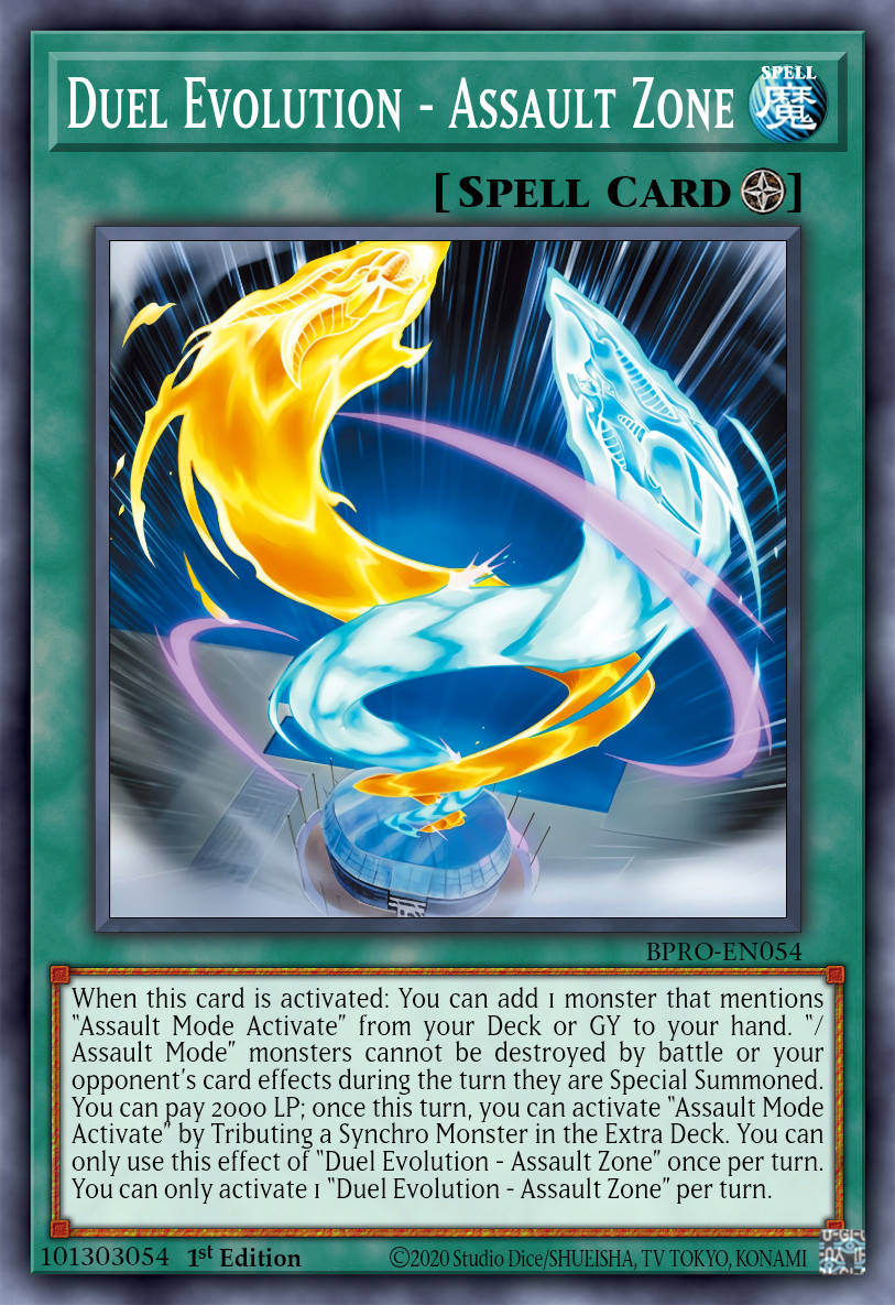 Évolution du duel - zone d'assaut Évolution du duel - zone d'assaut