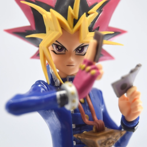 Zoom sur le visage de la figurine