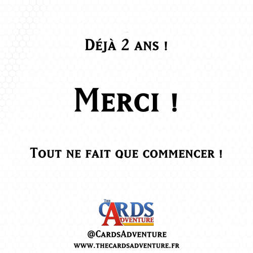 Bon anniversaire TCA ! 2 ans déjà !