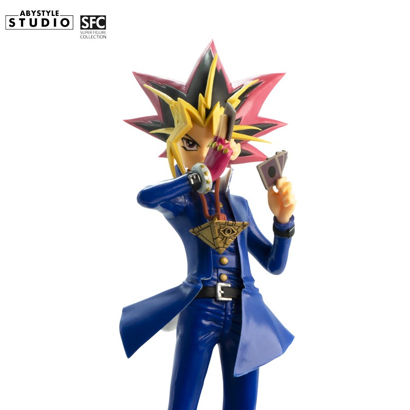 Figurine Yu-Gi-Oh! Yami Yugi Vue Zoomé Fond Blanc