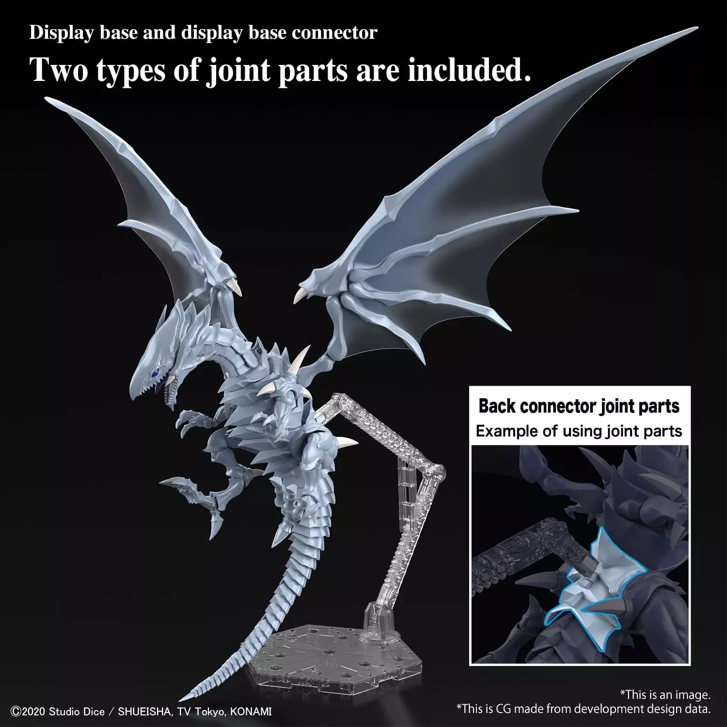 Figure-rise Standard Amplified Dragon Blanc aux Yeux Bleus