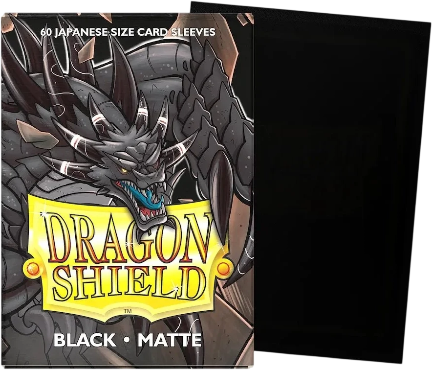 60 Protèges cartes Dragon Shield Black Matte