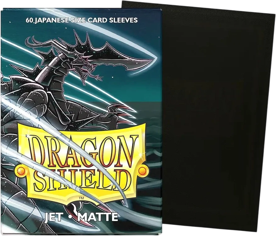 60 Protèges cartes Dragon Shield Jet Matte