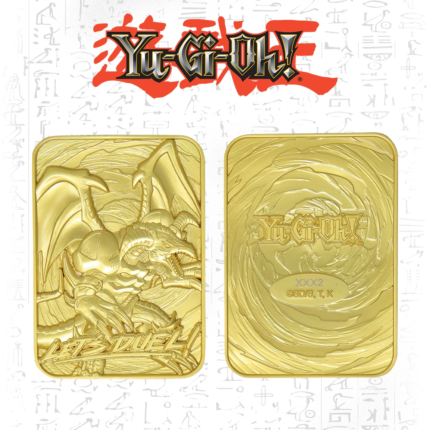 Carte Dragon Crâne Noir plaqué or 24 carats en édition limitée Yu-Gi-Oh!