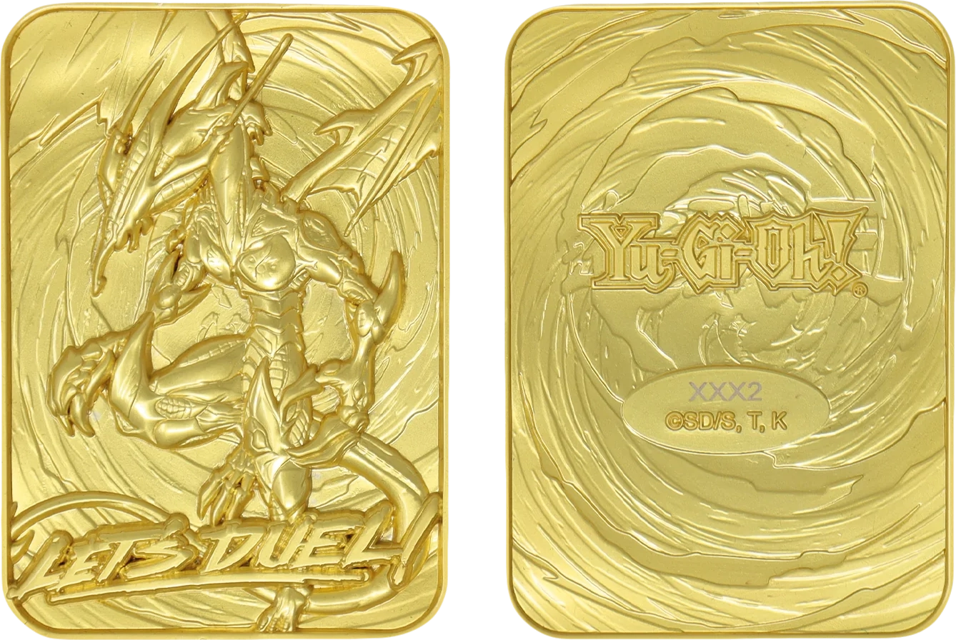 Carte Dragon Poussière d'Étoile plaqué or 24 carats en édition limitée Yu-Gi-Oh!