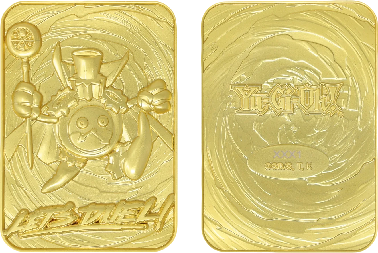 Carte Magicien du Temps plaqué or 24 carats en édition limitée Yu-Gi-Oh!