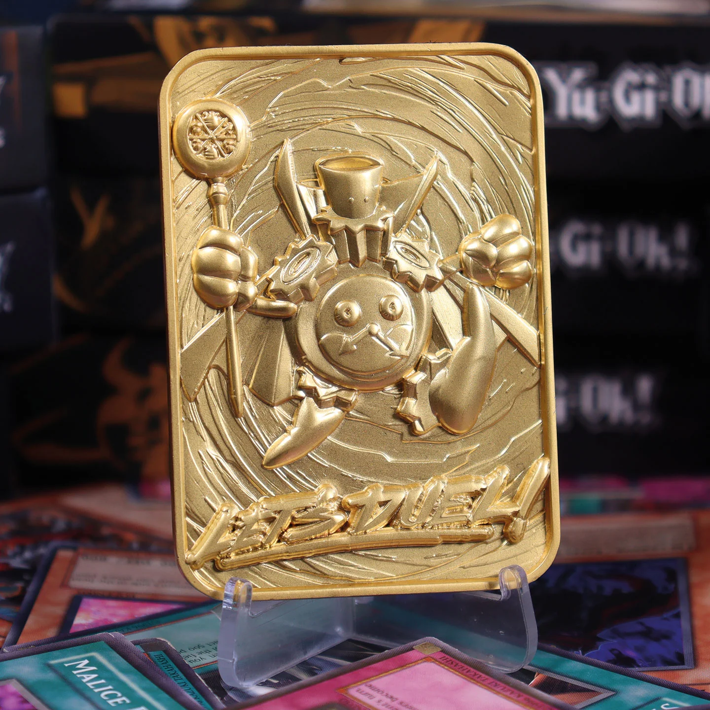 Carte Magicien du Temps plaqué or 24 carats en édition limitée Yu-Gi-Oh!