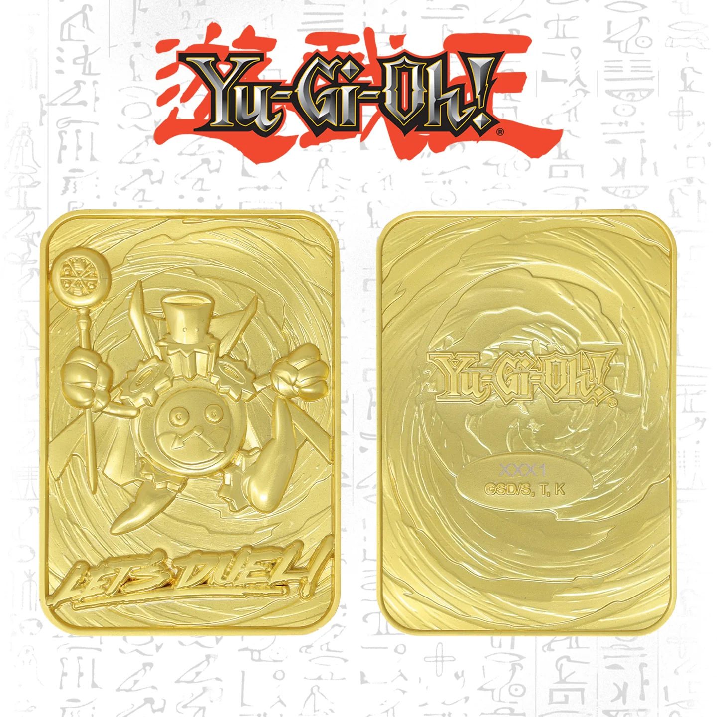 Carte Magicien du Temps plaqué or 24 carats en édition limitée Yu-Gi-Oh!