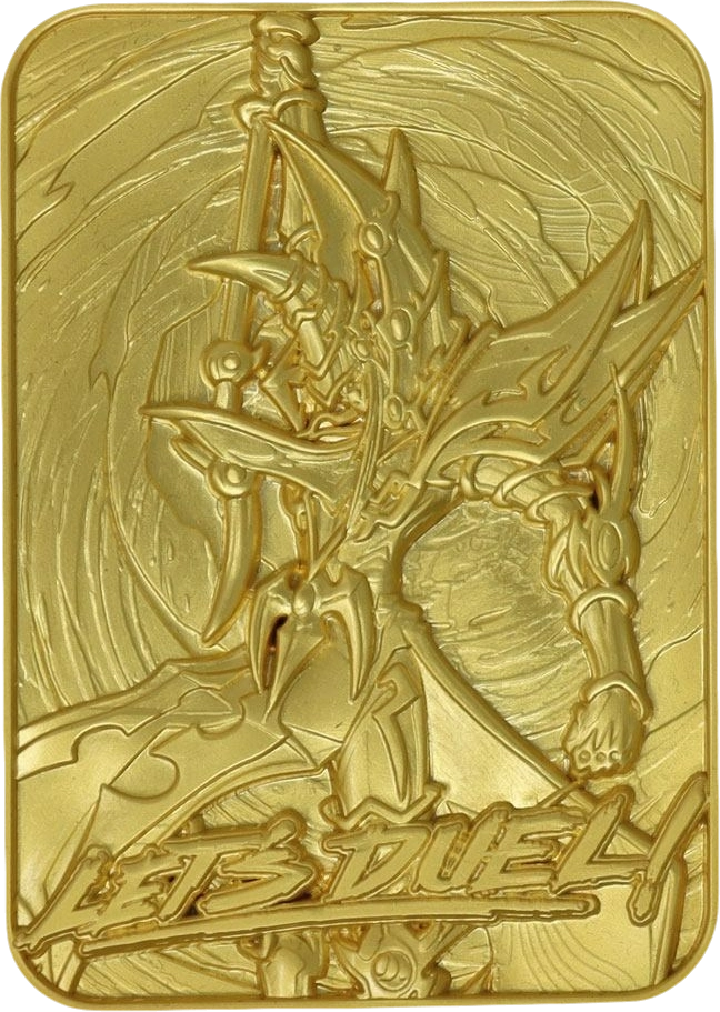 Carte Paladin des Ténèbres plaqué or 24 carats en édition limitée Yu-Gi-Oh!