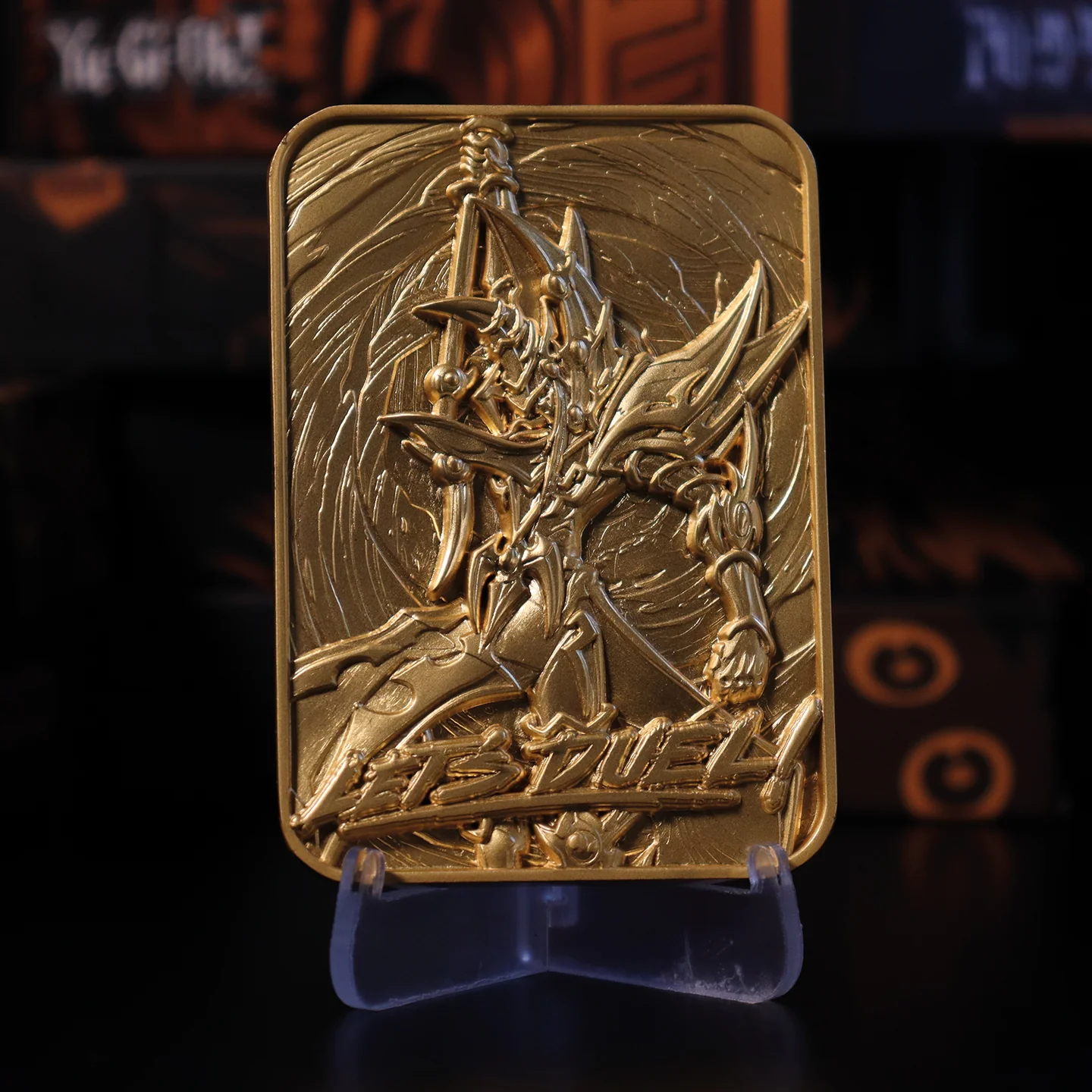 Carte Paladin des Ténèbres plaqué or 24 carats en édition limitée Yu-Gi-Oh!