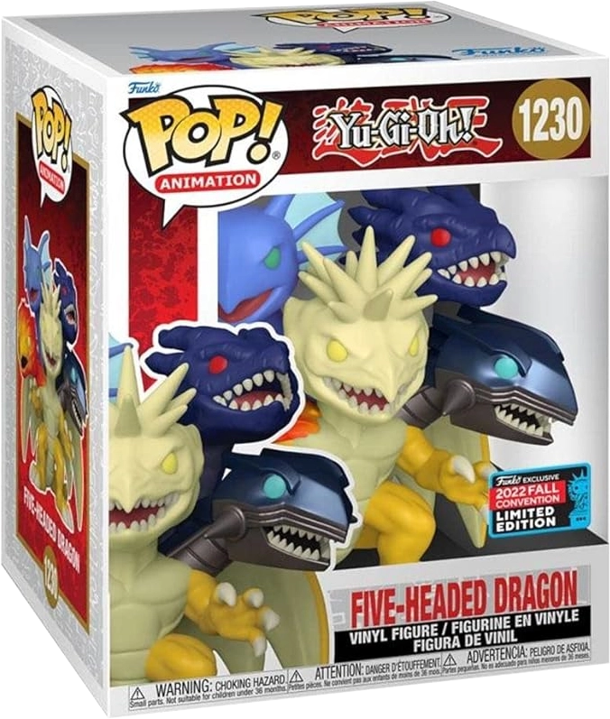 Figurine Funko Pop Yu-Gi-Oh! Dragon à Cinq Têtes Boite