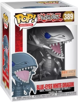 Funko Pop Dragon Blanc Aux Yeus Bleus Métallique