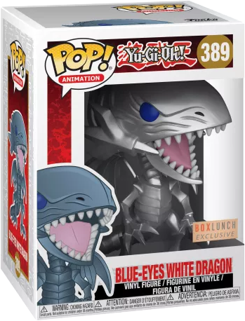 Funko Pop Dragon Blanc Aux Yeus Bleus Métallique