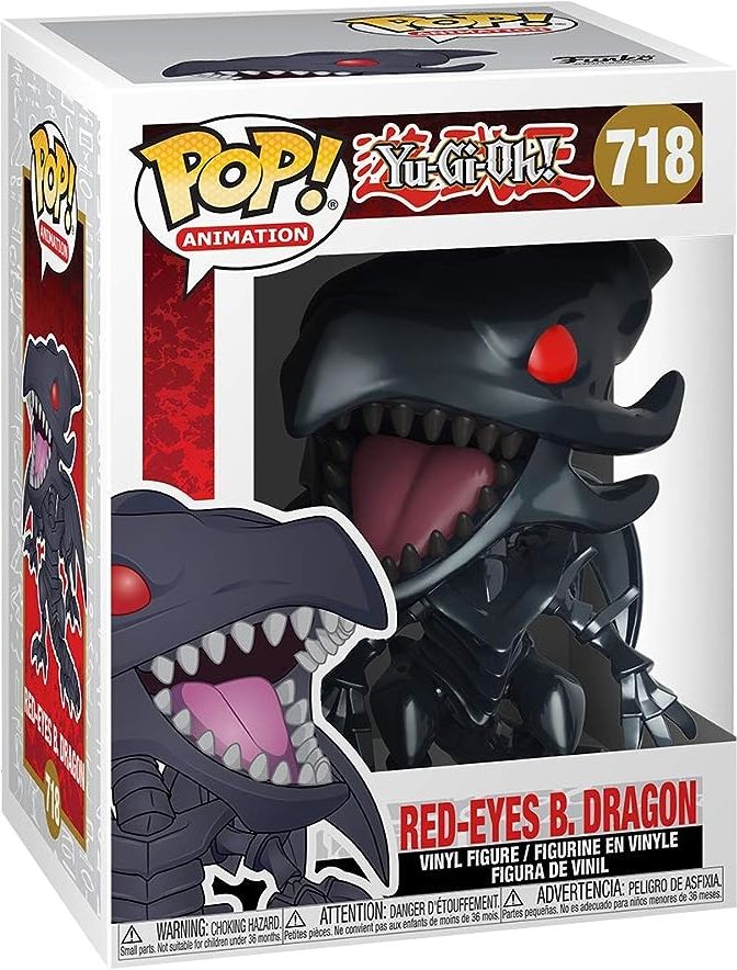 Funko Pop Dragon Noir Aux Yeux Rouges