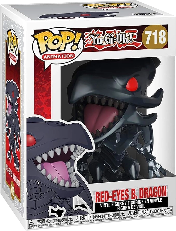 Figurine Funko Pop Yu-Gi-Oh! Dragon Noir Aux Yeux Rouges Boite