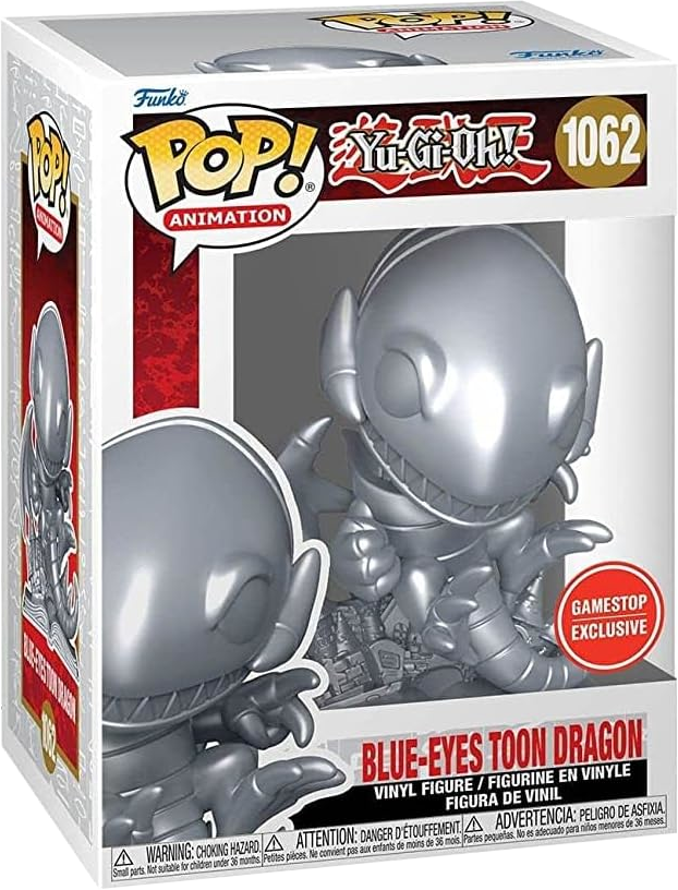 Funko Pop Dragon Toon Aux Yeux Bleus (Argent)