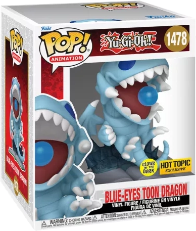 Figurine Funko Pop Yu-Gi-Oh! Dragon Toon Aux Yeux Bleus Phosphorescent Boite