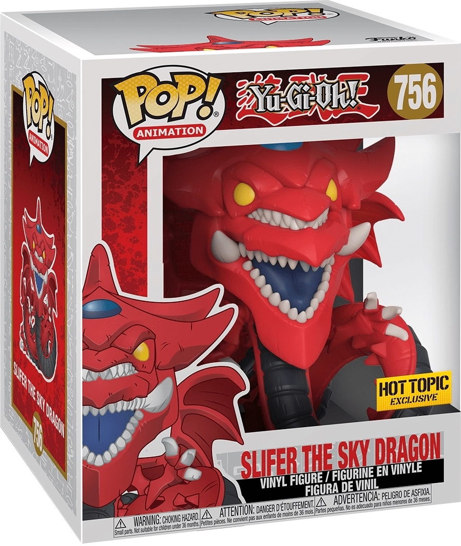 Figurine Funko Pop Yu-Gi-Oh! Slifer le Dragon du Ciel Boite