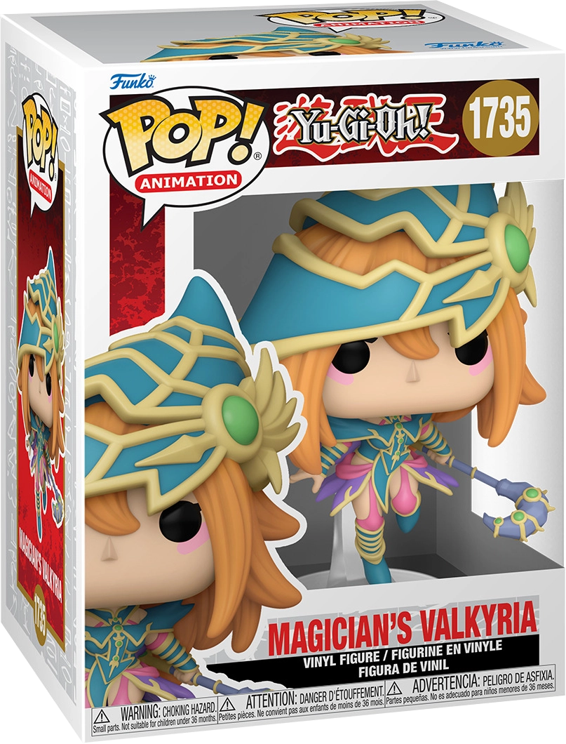 Figurine Funko Pop Yu-Gi-Oh! Valkyrie de Magicien Boîte vue avant