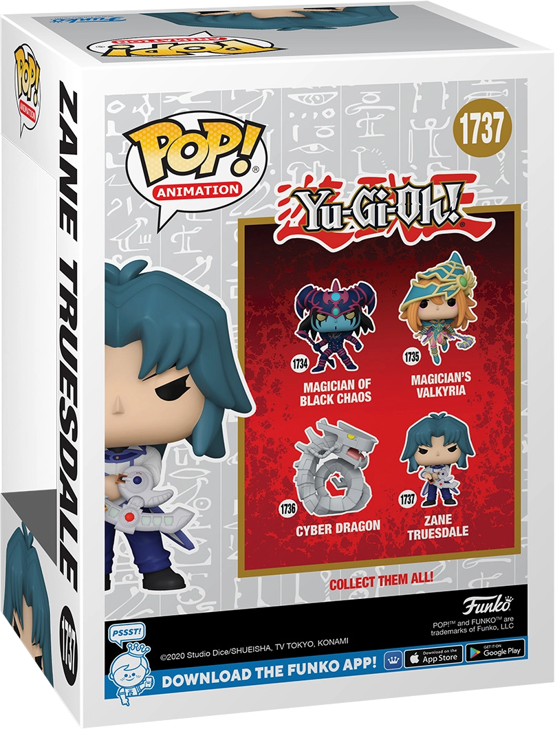 Figurine Funko Pop Yu-Gi-Oh! Zen Truesdale Boîte vue arrière