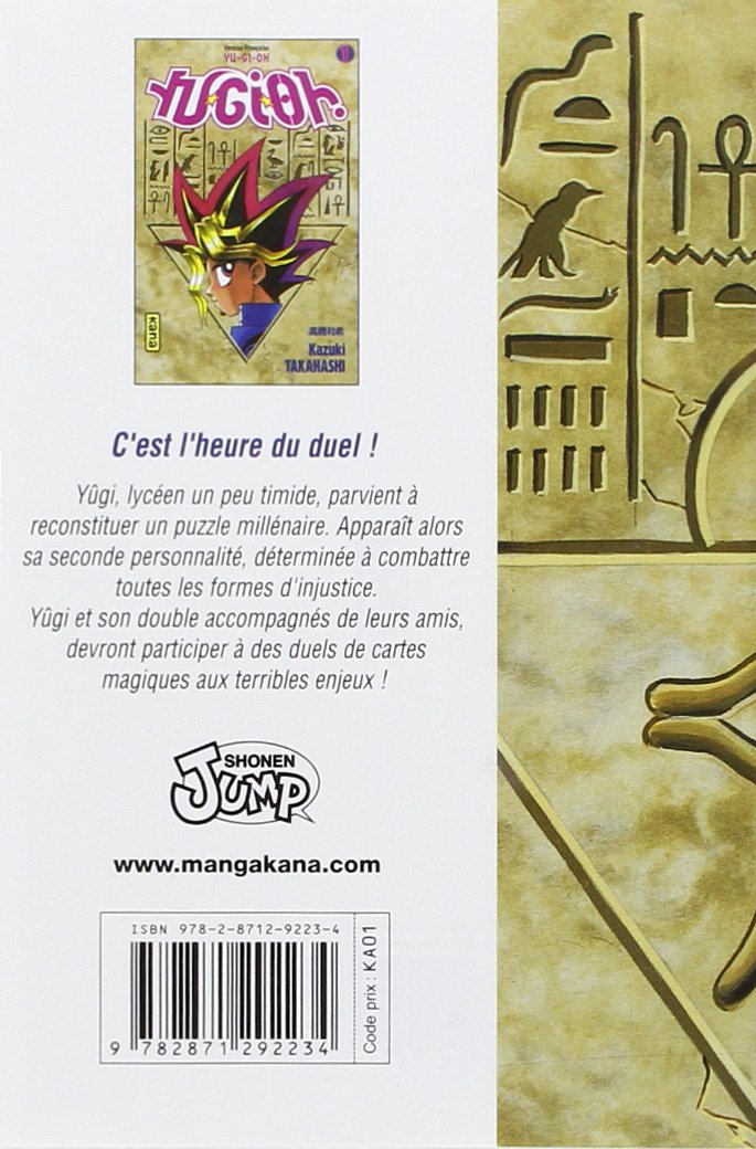 Manga Yu-Gi-Oh! Tome 1 Couverture