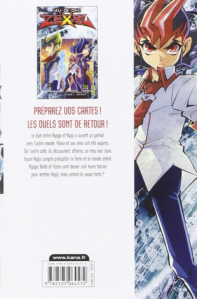 Manga Yu-Gi-Oh! Zexal Tome 8 Quatrième de Couverture