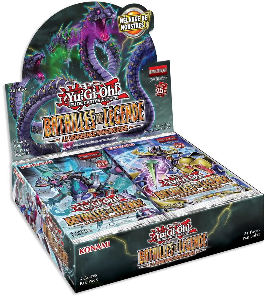 Boite de boosters Yu-Gi-Oh! Batailles de Légendes : La Vengeance Monstrueuse Français