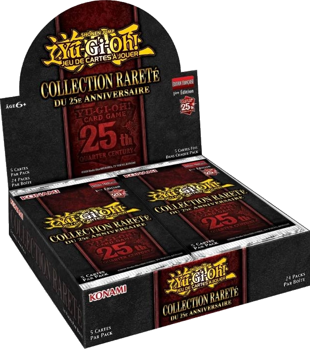 Boite de boosters Yu-Gi-Oh! Collection Rareté du 25ème anniversaire Français