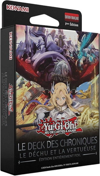 Yu-Gi-Oh Booster Deck Chronicles : Le Déchu et La Vertueuse Français