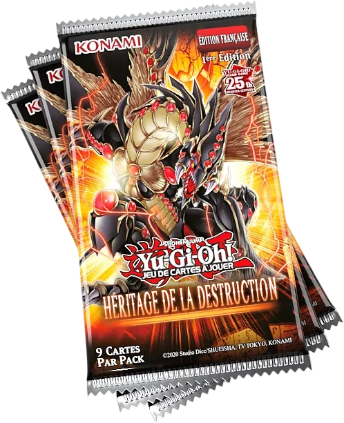 Booster Yu-Gi-Oh! Héritage de la Destruction Français