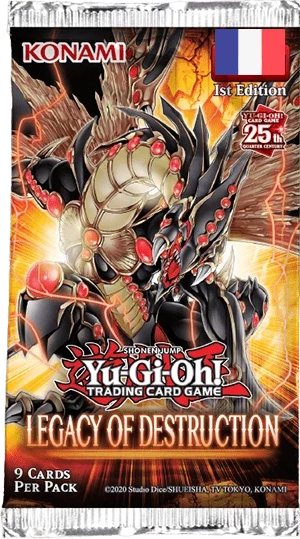 Booster Yu-Gi-Oh! Héritage de la Destruction Japonais