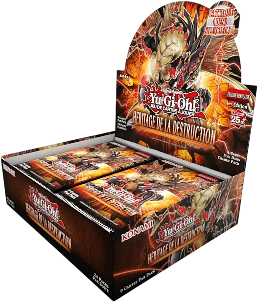 Boite de boosters Yu-Gi-Oh! Héritage de la Destruction Français