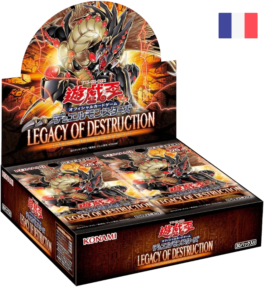 Boite de boosters Yu-Gi-Oh! Héritage de la Destruction Japonais