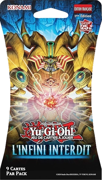 Boite de boosters Yu-Gi-Oh! Blister L'Infini Interdit Français