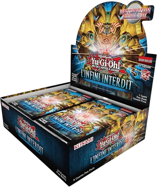 Boite de boosters Yu-Gi-Oh! L'Infini Interdit Français