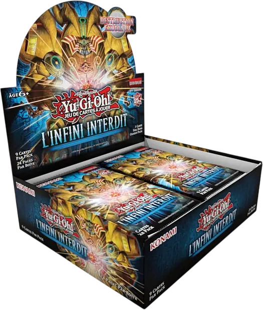 Boite de boosters Yu-Gi-Oh! L'Infini Interdit Français