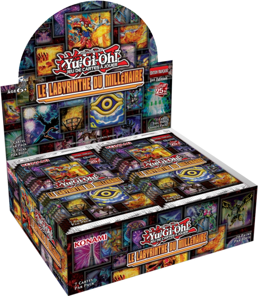 Boite de boosters Yu-Gi-Oh! Le Labyrinthe du Millénaire Français