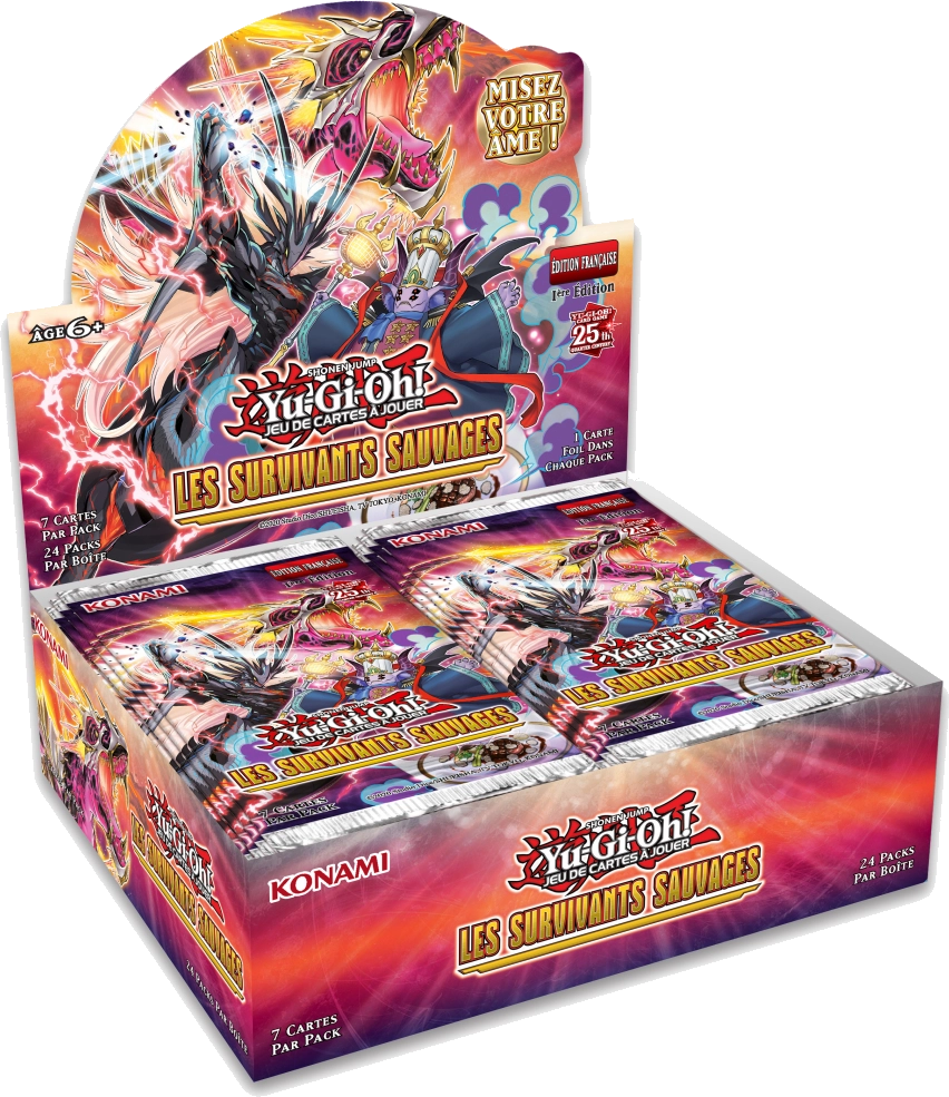 Boite de boosters Yu-Gi-Oh! Les Survivants Sauvages Français