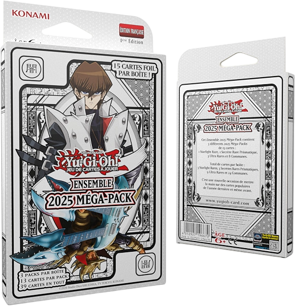 Boite Mega-Pack 2025 Français Yu-Gi-Oh Kaiba