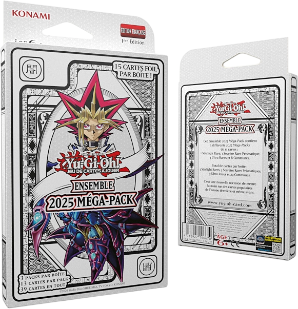 Boite Mega-Pack 2025 Français Yu-Gi-Oh Yugi