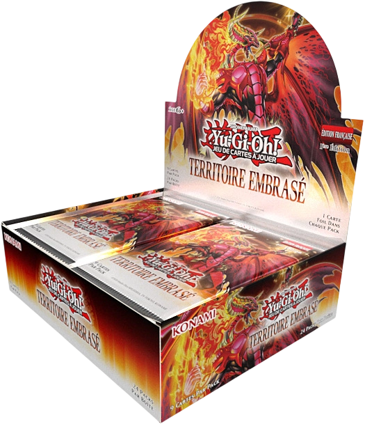 Yu-Gi-Oh Display Territoire Embrasé Français